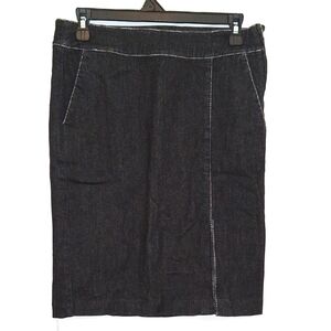 Ralph Lauren Black Jean Pencil Skirt Knee-Length